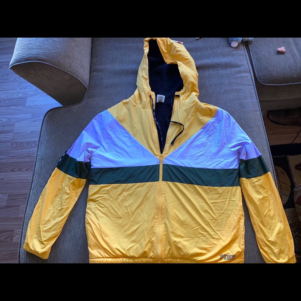 VS Pink Windbreaker Sherpa